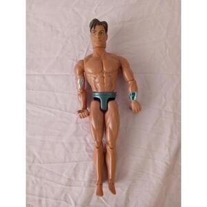Vintage 1998 Mattel Max Steel GI JOE Male Articulated 12" Action Figure T4#407
